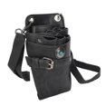thumbnail image 2 of Hairdressing Toolbag, Light And Compact Soft PU Texture Hair Scissors Bag, Large Space Designers Work For Hairdressers Travel, 2 of 8