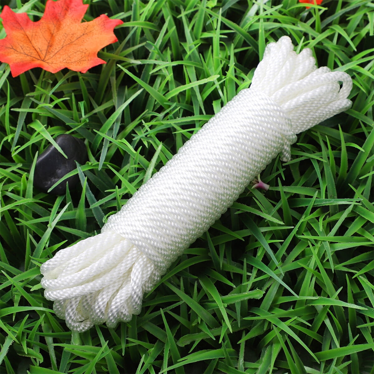 Yardwe 6mm Diameter Flagpole Lifting Rope Flag Halyard Nylon Rope