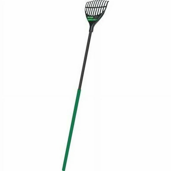 Truper Tru Tough Poly Shrub Rake - 11 In Head Width - 11 In Size, Green