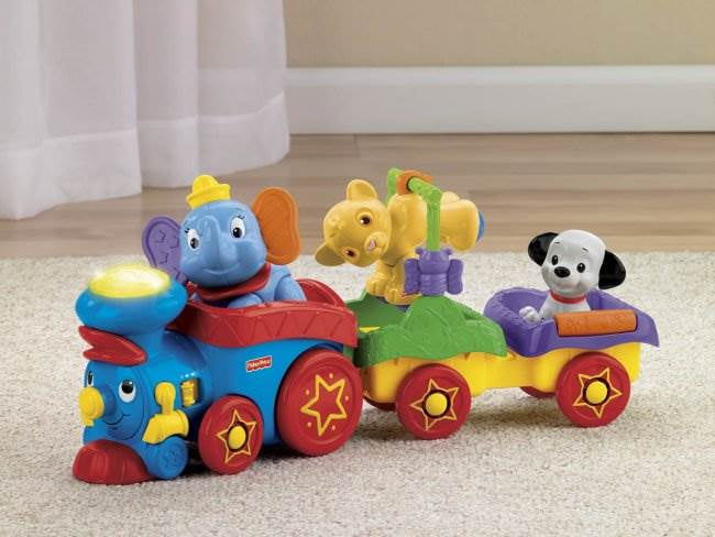 animal train toy fisher price
