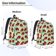thumbnail image 2 of Balery Red Ladybugs And Leaf Mochila Clásica Impresa Básica para Viaje, Mochila Escolar Resistente al Agua, Mochila de Lona con Correas Ajustables-Small, 2 of 5