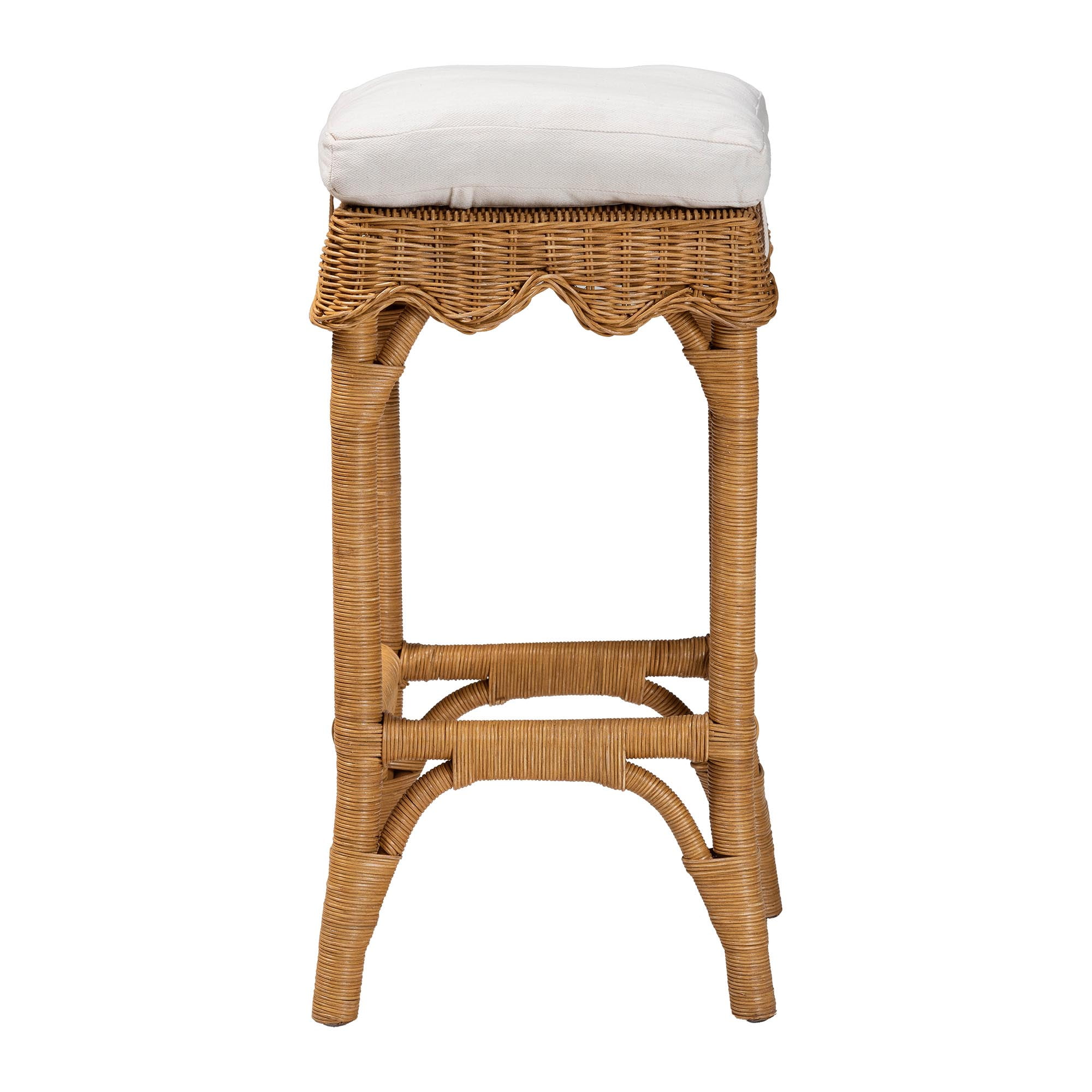 bali & pari Muy Boho Bar Stool, Bar Height, Honey