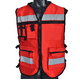 thumbnail image 2 of Chaleco Industrial Brigadista Con Reflejante Textil Costados Abiertos, 2 of 4