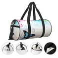 thumbnail image 5 of Easygdp Butterfly In Blossoms Zen Travel Bag, Camping, Weekend, Carry On Overnight Duffel Bag with Shoulder Strap, 5 of 8