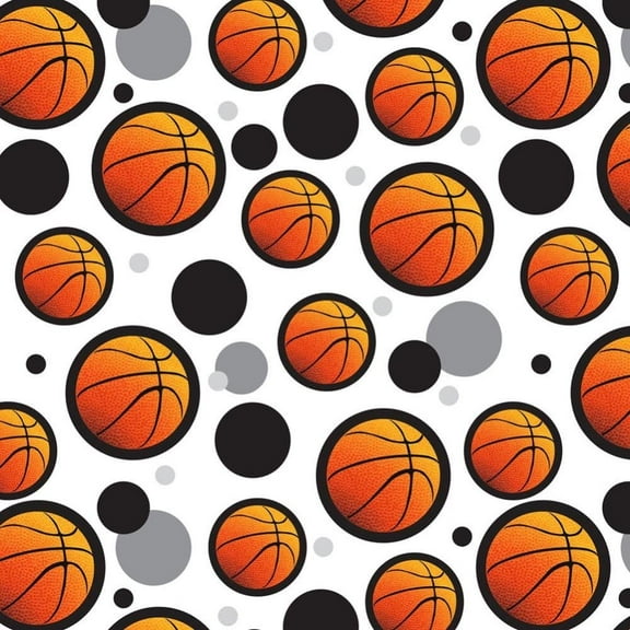 Premium Gift Wrap Wrapping Paper Roll Pattern - Basketball - Basketball Player