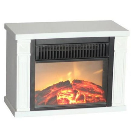 Comfort Glow The Mini Hearth Electric Fireplace White Walmart