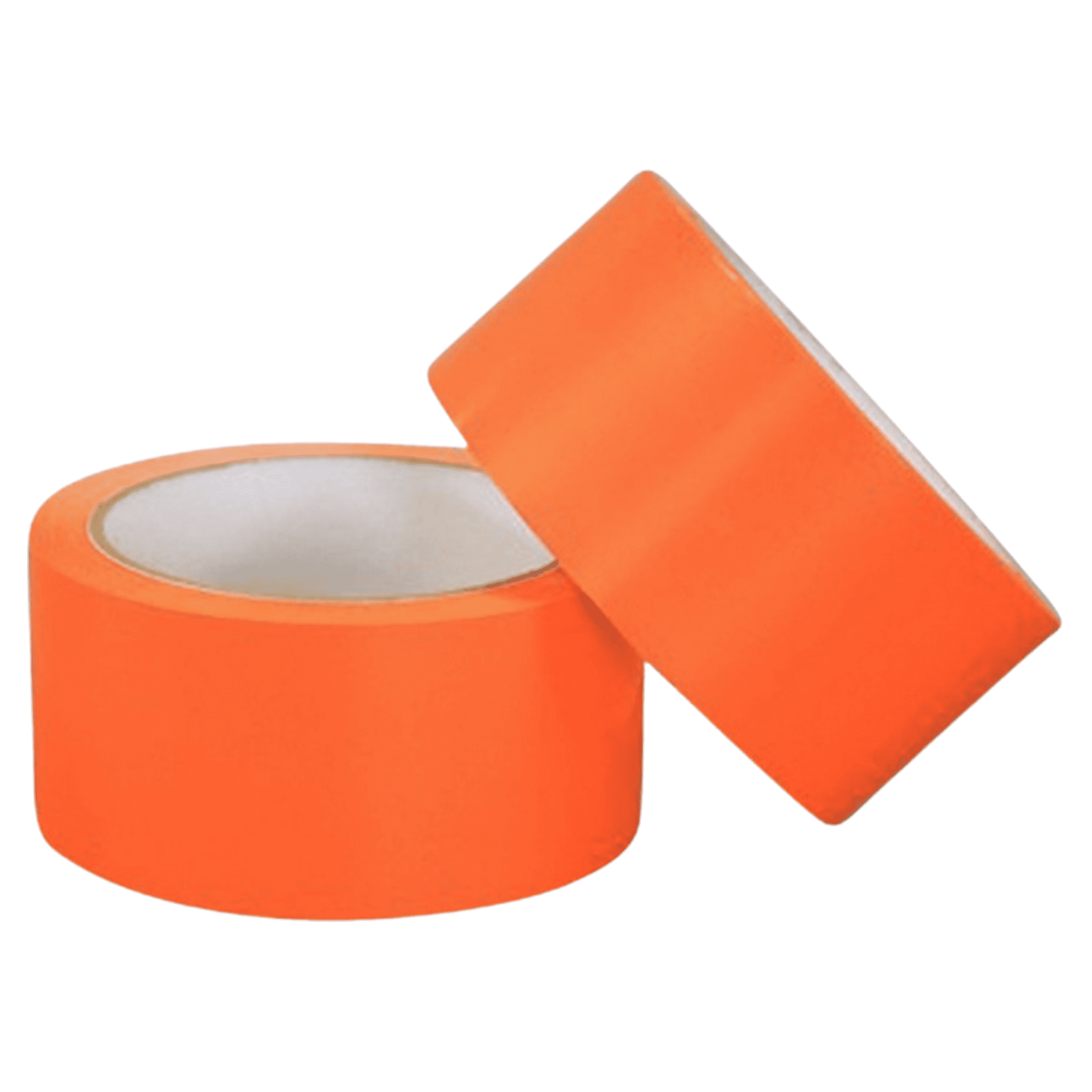 JVCC PTU-25F UPVC Packaging Tape: 2 in x 72 yds. (Fluorescent Orange)