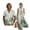 Green Tree Floral Ink, variant on FOR U DESIGNS Vintage Tree Leaf Print Couple Matching Outfits Chinese Style Couple Shirt and Dress Linen-Like Men's Button Down Shirt Womens Sleeveless Summer Dress