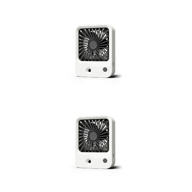 Yuarrent Ventilador de nebulización Ventiladores de aire electrónicos portátiles recargables Humidificador de enfriamiento Type2 NO2 Yuarrent CBP211598