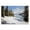 Northwood Winter Landscape, variant on Winter Mountain Lake White Framed Print Under Glass, design by Petal Prints Design
