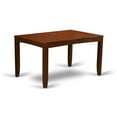 thumbnail image 3 of East West Furniture  7 Piece Kitchen Table Set- a Dining Table and 6 Dining Room Chairs, Espresso (Seat Options) Wood Seat LYFD7-ESP-W, 3 of 5
