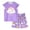 A01-A Light Purple, variant on Toddler Girl Summer Short Outfit Sets Cotton Sleeveless Tops Tees Shorts Little Girls Clothing Sets (Light Purple,5-6 Years)