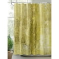thumbnail image 2 of Shower Curtain Yellow Paint Bathroom Curtains with Hooks, Waterproof Fabric Abstract Art Graffiti Bath Shower Curtains Set for Bathroom Bathtubs Decor 72x72 Inch, 2 of 8