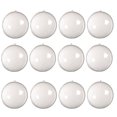 thumbnail image 1 of Adornos navideños Sincero juego de 12 bolas de plástico transparente rellenables para decoración del hogar, 1 of 10
