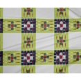 thumbnail image 4 of oneOone Polyester Lycra Fabric Check Ikat Print Fabric BTY 56 Inch Wide, 4 of 4