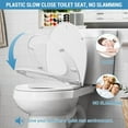 thumbnail image 4 of ChaoLink Toilet Seat,PP Round Toilet Seat with SecureLock System - Universal Fit for Most Round Toilets,Quick-Release and Quick-Attach,Easy-Clean White Design, 4 of 7