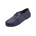 thumbnail image 5 of Xucatan Women's Fashionable Mom Shoes with Pebbled Faux Leather Upper, Round Toe Lace-Up Flat Shoes with Cushioned Orthopedic Footbed, Breathable Soft Sole Comfortable Walking Shoes Gift, 5 of 9