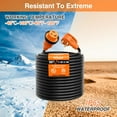 thumbnail image 5 of Nilight 30 Amp 50FT RV Locking Extension Cord with Adapter 15Amp to 30Amp 125V Heavy Duty 10 Gauge Pure Copper STW Wire ETL Listed 3 Prong TT-30P L5-30R 30F/30M Weatherproof Suit for Camper Trailer, 5 of 9