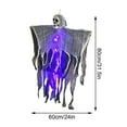 thumbnail image 3 of MIAOMIAOCC Halloween Decorations Outdoor, 2 Pack Hanging Light Ghost Spooky Skeletons Decor Supplies, Haunted Creepy House Halloween Flying Decoration with Yard Tree Porch Garden Party Indoor Décor, 3 of 3