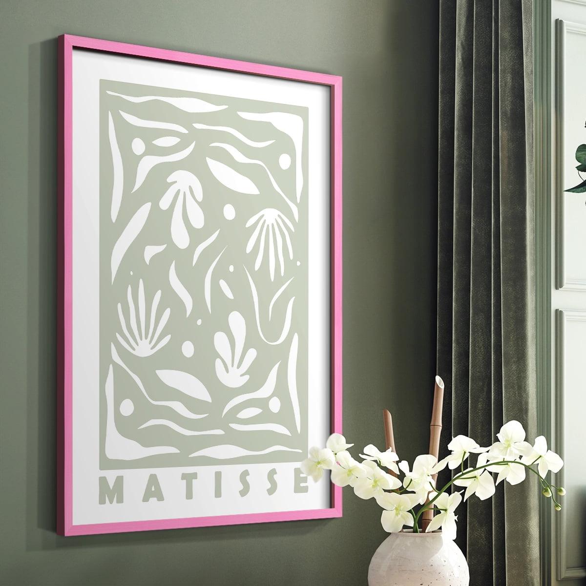 Matisse VII Framed Print - Solid Wood