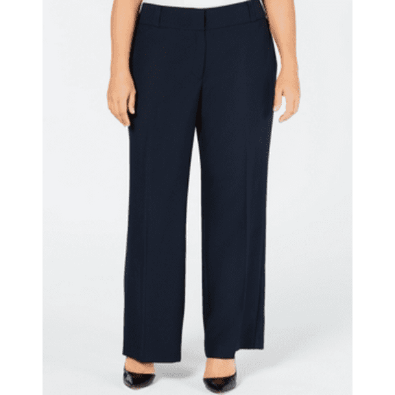 Alfani Women's Navy Size Curvy Bootcut Tummy-Control Pants, 24WP