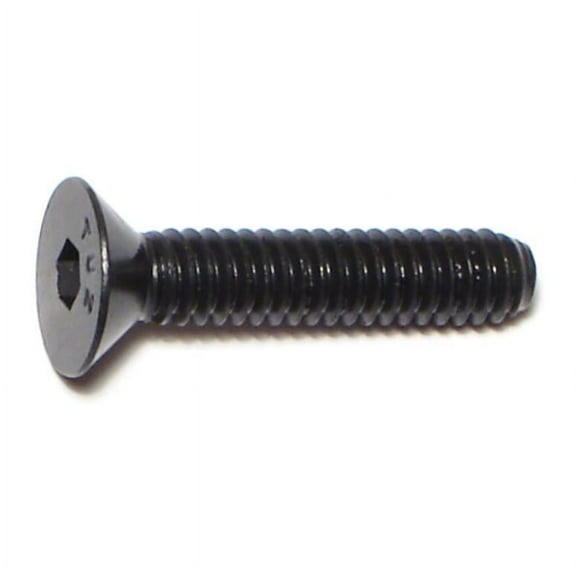 1/4"-20 x 1-1/4" Plain Steel Coarse Thread Flat Head Socket Cap Screws SCFS-117