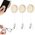 thumbnail image 2 of Miyuadkai Screen Cleaning Wipes 3Pcs Khaki - Fingerprint Eraser for Phones, Glasses, Screens | Portable with Hanging String, Ideal for Fall Back-To-schol Prep, 2 of 8