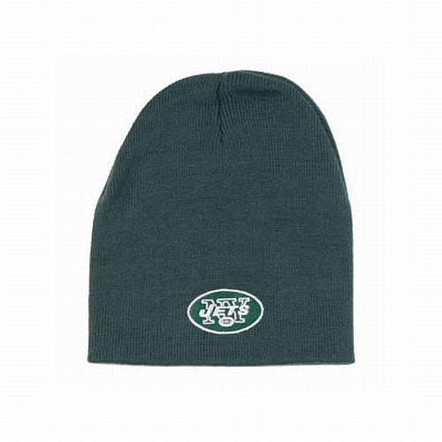 Reebok New York Jets Beanie (Green, One Size) Uncuffed Knit Hat NLF New by Reebok