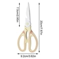 thumbnail image 2 of All Purpose Kitchen Shears Heavy Duty - Stainless Steel Kitchen Scissors With Protective Sheath, Soft Comfort-Grip Handle, Food & Meat Scissors, Home, Kitchen, Dining Utility Gadgets, 2 of 9