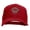 Red, variant on Catcher Mask Logo Embroidered Twill Mesh Cap - Red OSFM