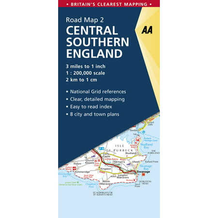 Central southern england road map : central southern england 2.: