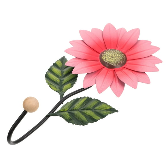 Raindrops Pink Iron Flower Wall Decor for Decoration in Living Room Bedroom Bathroom Kitchen Home Hotel Office