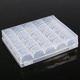 thumbnail image 4 of Bobbin Organizer, Transparent Bobbin Container Sewing Notion Quilting Accessories  For Household Sewing Machine For 25 Spools, 4 of 8