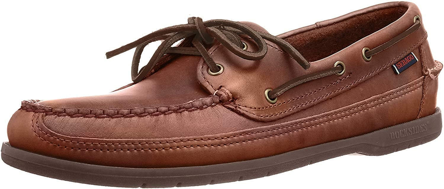 Sebago Schooner Waxy Shoes Brown Gum 