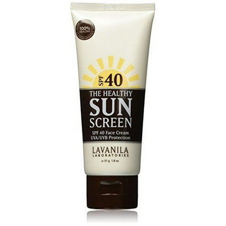 Lavanila The Healthy Sunscreen Face Cream SPF 40, 1.8 Ounce