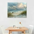 thumbnail image 2 of ARISTURING  Beach Canvas Wall Art, Beach Pictures Canvas Wall Art for Living Room, Beach Painting Bathroom Decor Wall Art, Natural Landscape Canvas Art Pictures for Wall Decoration, 2 of 6