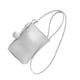 thumbnail image 2 of Bolso de hombro para teléfono celular de cuero sintético, mini billetera con correa para el hombro, bolso de mensajero para mujer, color blanco, 2 of 14