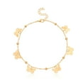 thumbnail image 1 of Sonducket Exquisitas pulseras de tobillo delicadas mariposas joyería estética tobilleras de mujer regalos de playa cadenas de pie para mujer oro Ropa, zapatos y accesorios Miscelánea Oro, 1 of 6