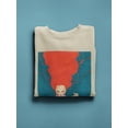 thumbnail image 3 of Pastell A Woman Of Nature Sweatshirt Women's -Hulya Ozdemir Designs, Female Medium, 3 of 4
