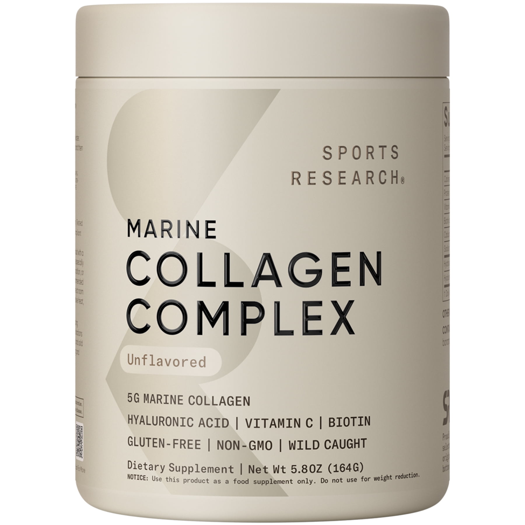 Sports Research® Collagen Beauty Complex - 30 Servings (Unflavored)
