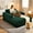 Green, variant on Chaise Lounge Chair Indoor, Black Plush Corduroy Cloud Couch, Fluffy Oversized Sofa Bed for Bedroom Living Room, Comfy Boneless Reading Longue Chair Sleeper Sofa No Assembly, Beige