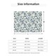 thumbnail image 5 of Fotbe Vintage Blue Floral Manta de Franela con Estampado, Manta Ultrasuave para Cama, Sofá, Auto, Hipoalergénica y Antibolitas-40"x30", 5 of 6