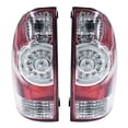 thumbnail image 4 of Fit for Toyota Tacoma 2005-2015 Rear Tail Light Lamp Housing Assemblies, 05-15 Tacoma Tail Light Housing Assembly (2 Pcs, without Bulbs), 4 of 6