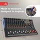 thumbnail image 3 of Mezclador de audio de estudio Bluetooth Pyle PMXU128BT de 12 canales, 3 of 7