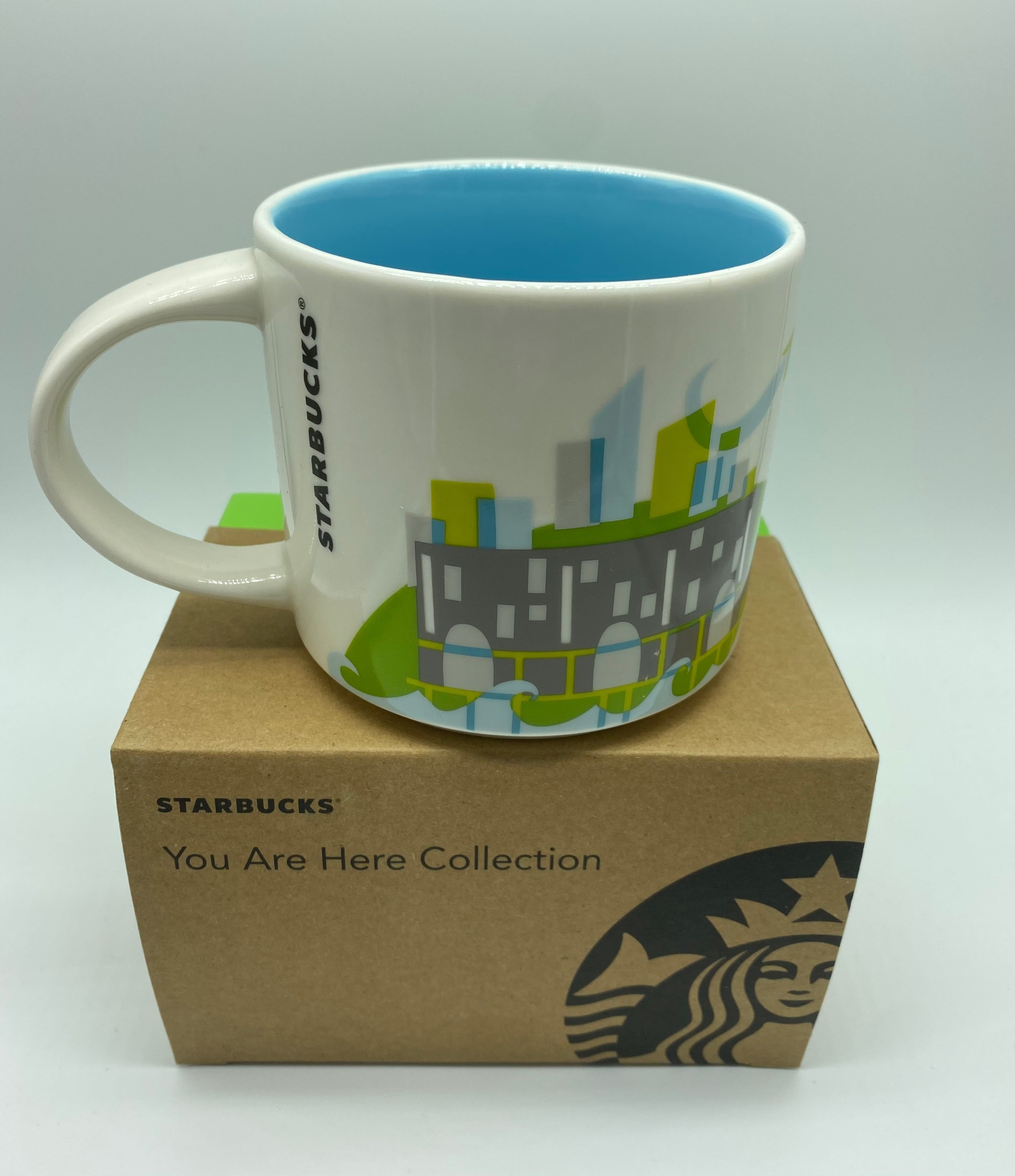 New Starbucks Liverpool 'you are here' Collector Mugs Brand New and Boxed 