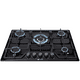 thumbnail image 1 of Parrilla de Gas Empotrable FLINE Riga 5 Acero Inoxidable Negro, 1 of 6