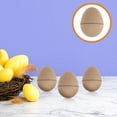 thumbnail image 5 of Trianu 20 Pcs Paper Mache Easter Eggs, Paintable Easter Craft Egg Supplies DIY Blank Paper Mache Eggs Fillable Craft Eggs for Easter DIY Craft and Party Ornaments, Beige, 5 of 8