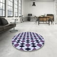 thumbnail image 3 of Ahgly Company Indoor Rectangle Patterned Purple Haze Purple Area Rugs, 2' x 4', 3 of 6