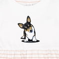 thumbnail image 4 of Inktastic Tri Color Corgi Girls Baby Dress, 4 of 5