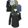 thumbnail image 5 of First Class Long Sleeve Poly/Rayon Uniform Shirt - Border Green - 4XL, 5 of 5